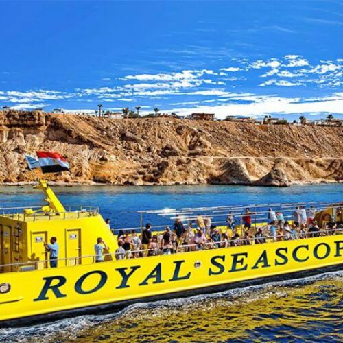 Glasbodenboot Hurghada – Familienfreundliche Bootstour zur Unterwasserwelt im Roten Meer