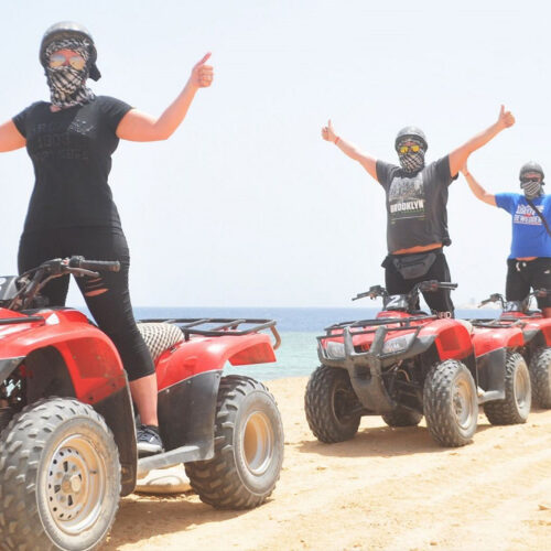 Quad Tour bei Sonnenaufgang in Hurghada & Makadi – Mit Meerblick & Kamelritt
