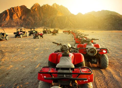 Wüstentour ab Marsa Alam | 5-stündige Quad Tour + Kamelritt + Abendessen