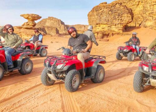 Wüstentour ab Marsa Alam | 5-stündige Quad Tour + Kamelritt + Abendessen