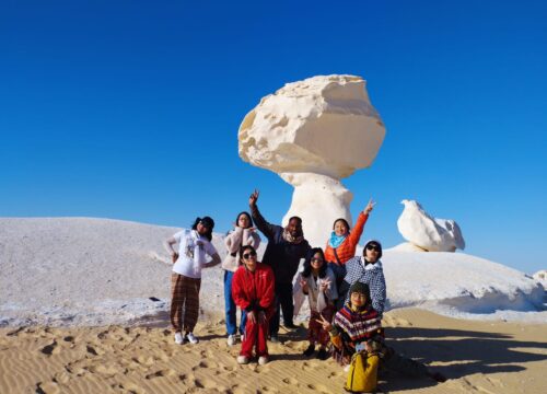 Eine 3-tägige Tour nach Kairo, zur Oase Bahariya und in die Weiße Wüste.